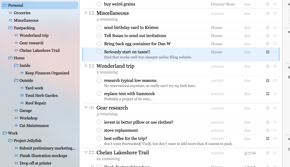 Omnifocus