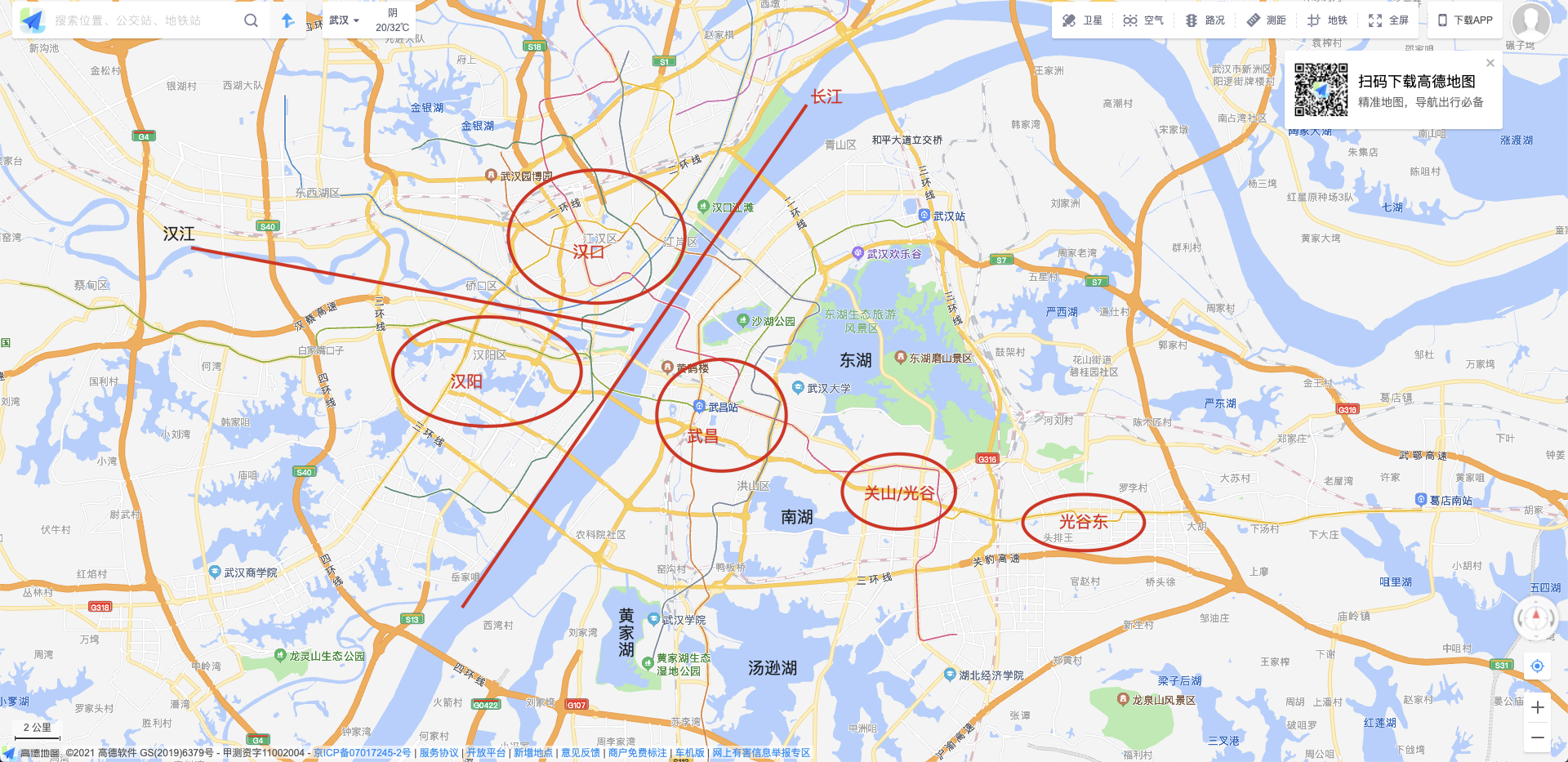 武汉地图